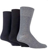 Paquete de 3 pares de calcetines Gentle Grip para hombre (estilos variados)